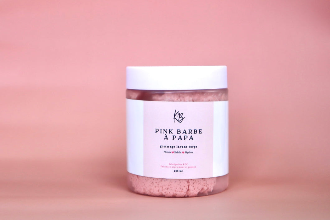 Pink Barbe à Papa body scrub